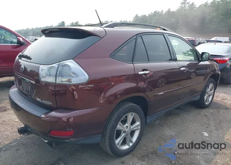 2008 Lexus Rx 400H z USA, uszkodzony, nr VIN JTJHW31U682051553